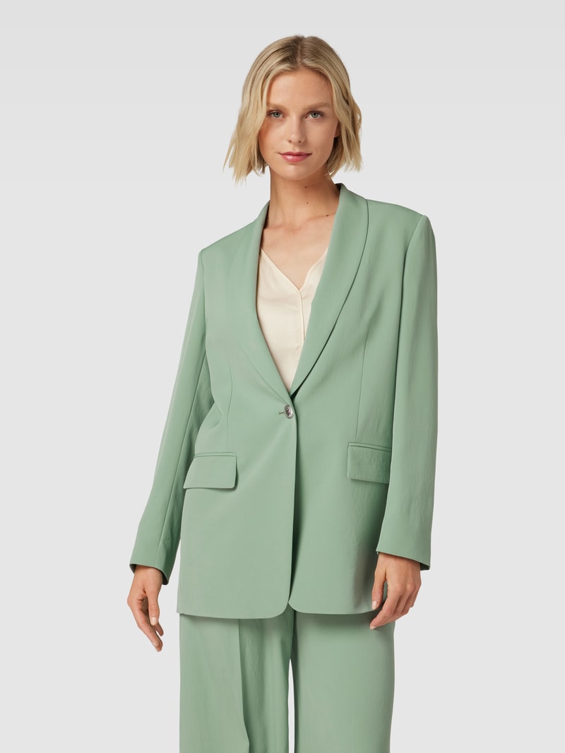 Blazer mit Bindegürtel in mint