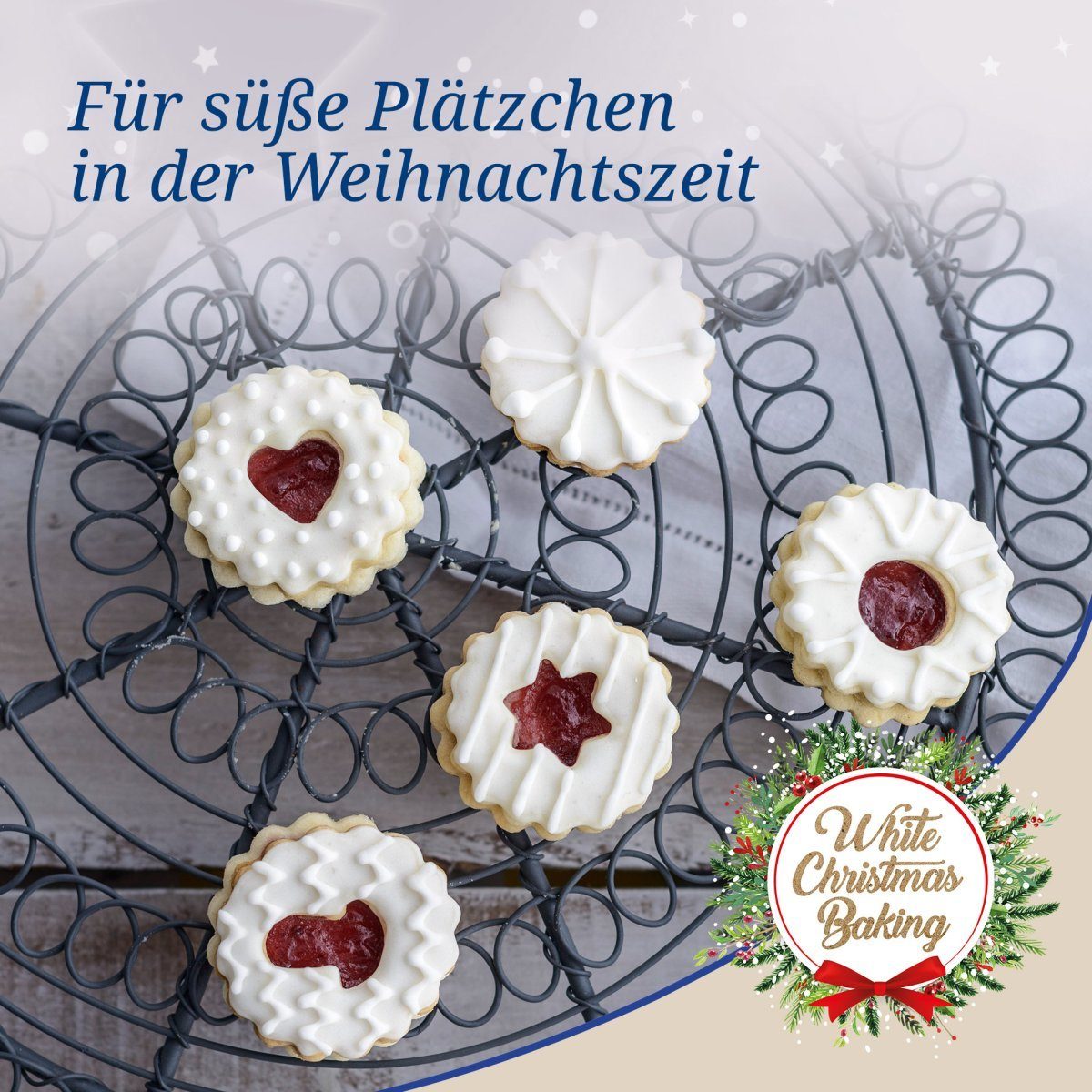 Dr. Oetker Ausstechform White Christmas Baking