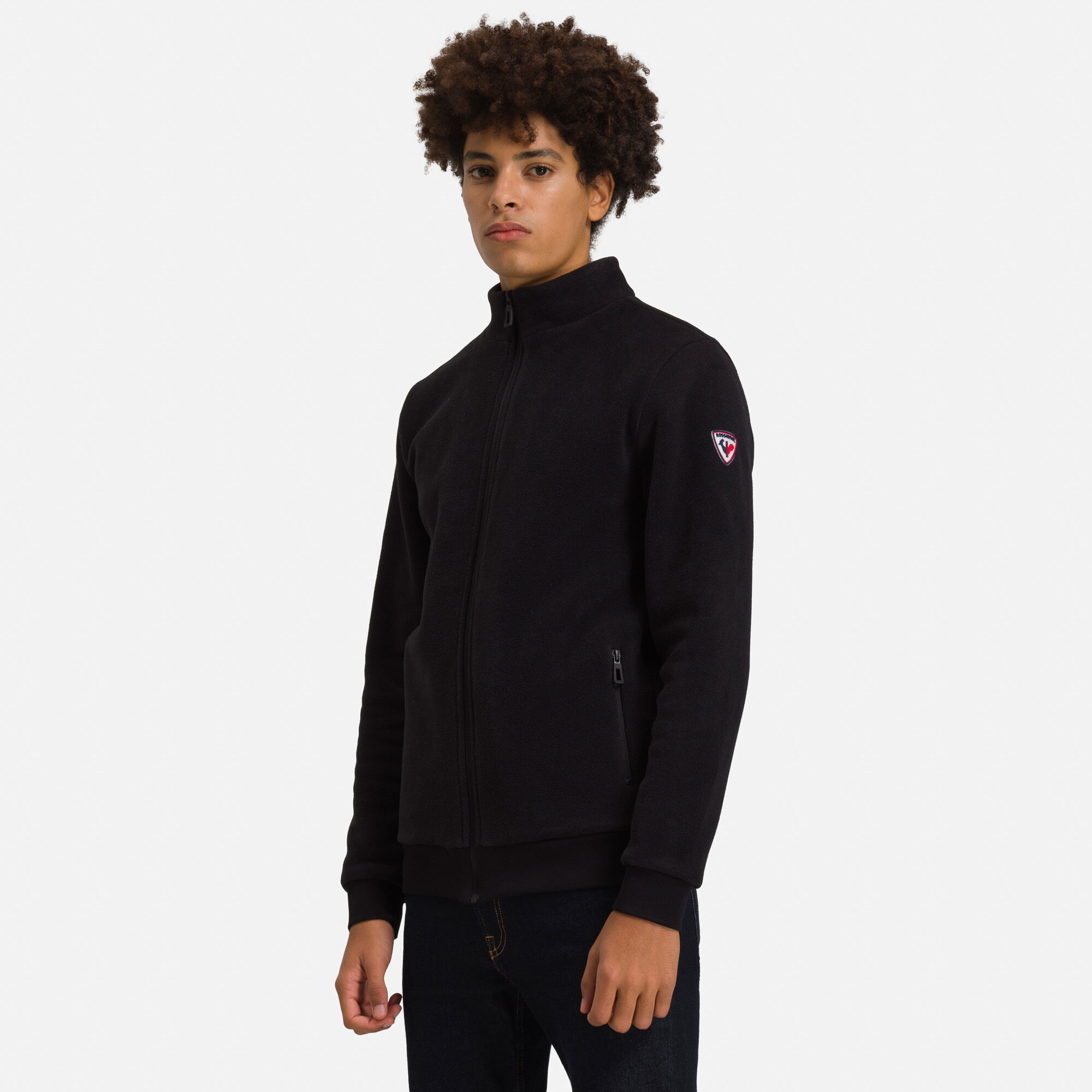 Pull en polaire zippé Homme