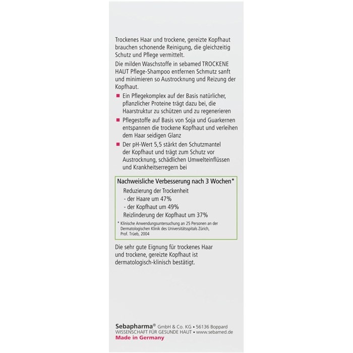 Trockene Haut Pflegeshampoo