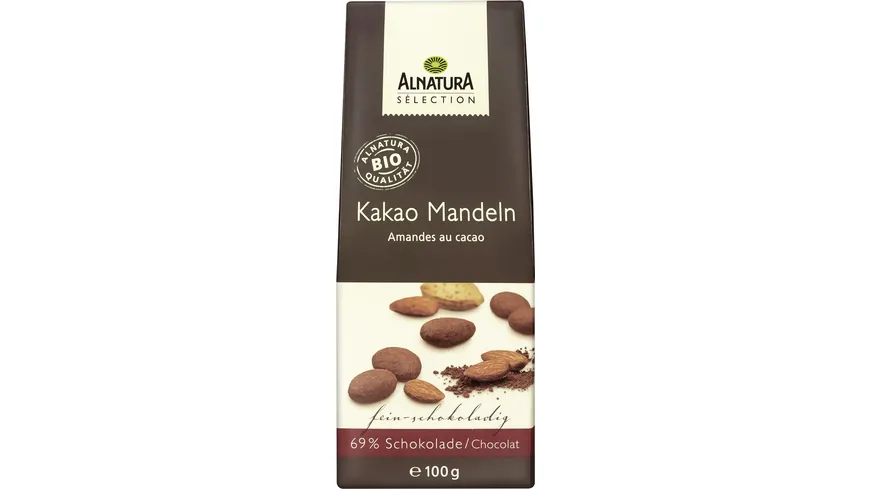 Alnatura Bio Sélection Kakao Mandeln 100 g