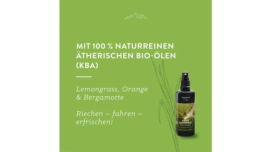 AllgäuQuelle Auto Duftspray  Allgäuer Erfrischung 100 ml