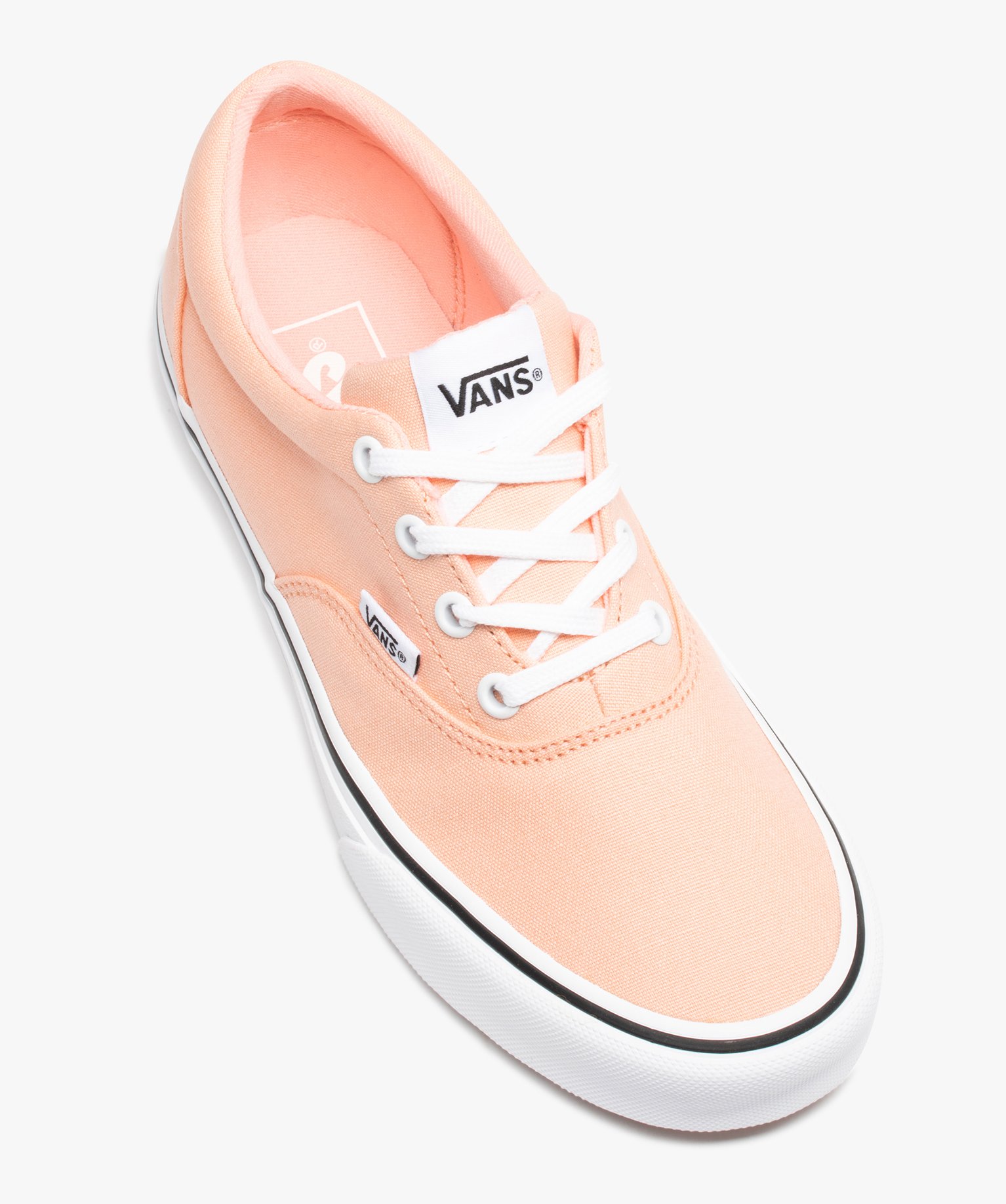 Baskets femme dessus en toile et à lacets - Vans rose | GEMO
