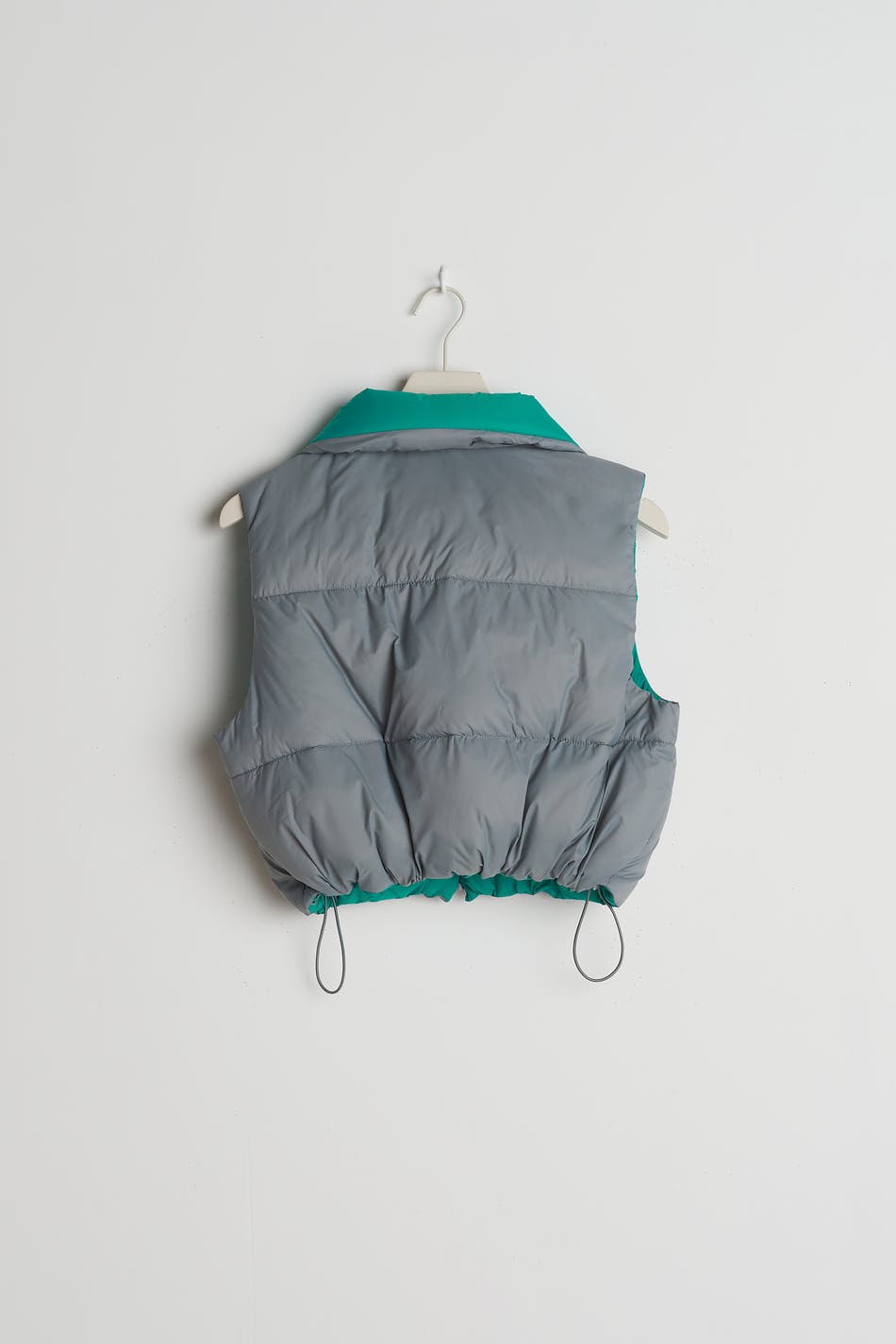 S cropped puffer vest