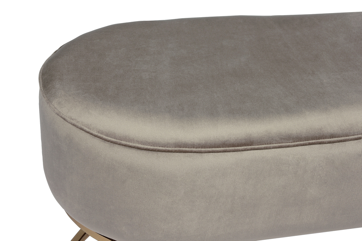 Kayoom Sitzbank Athea 225 Taupe / Gold