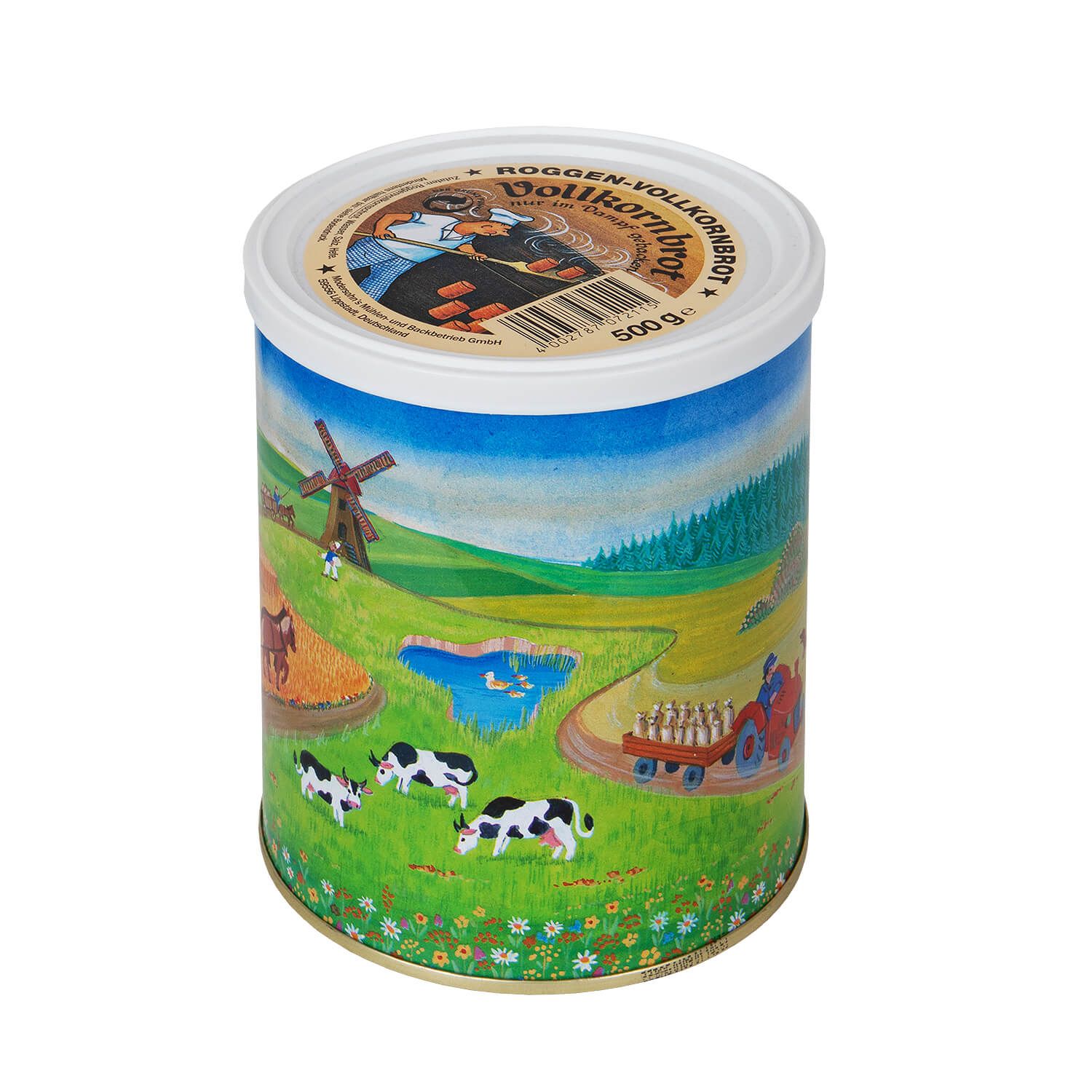 BW Roggenschrot Dosenbrot geschnitten 500 g