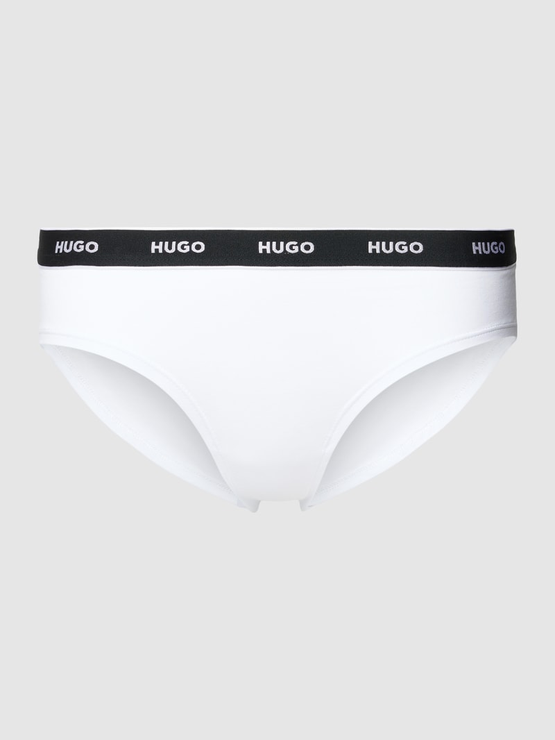 Slip mit Label-Bund Modell 'CAROUSEL' in weiß
