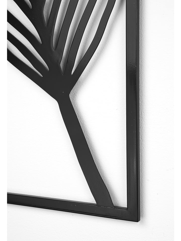 kobolo Metallbild FEATHER in Schwarz günstig kaufen onesize