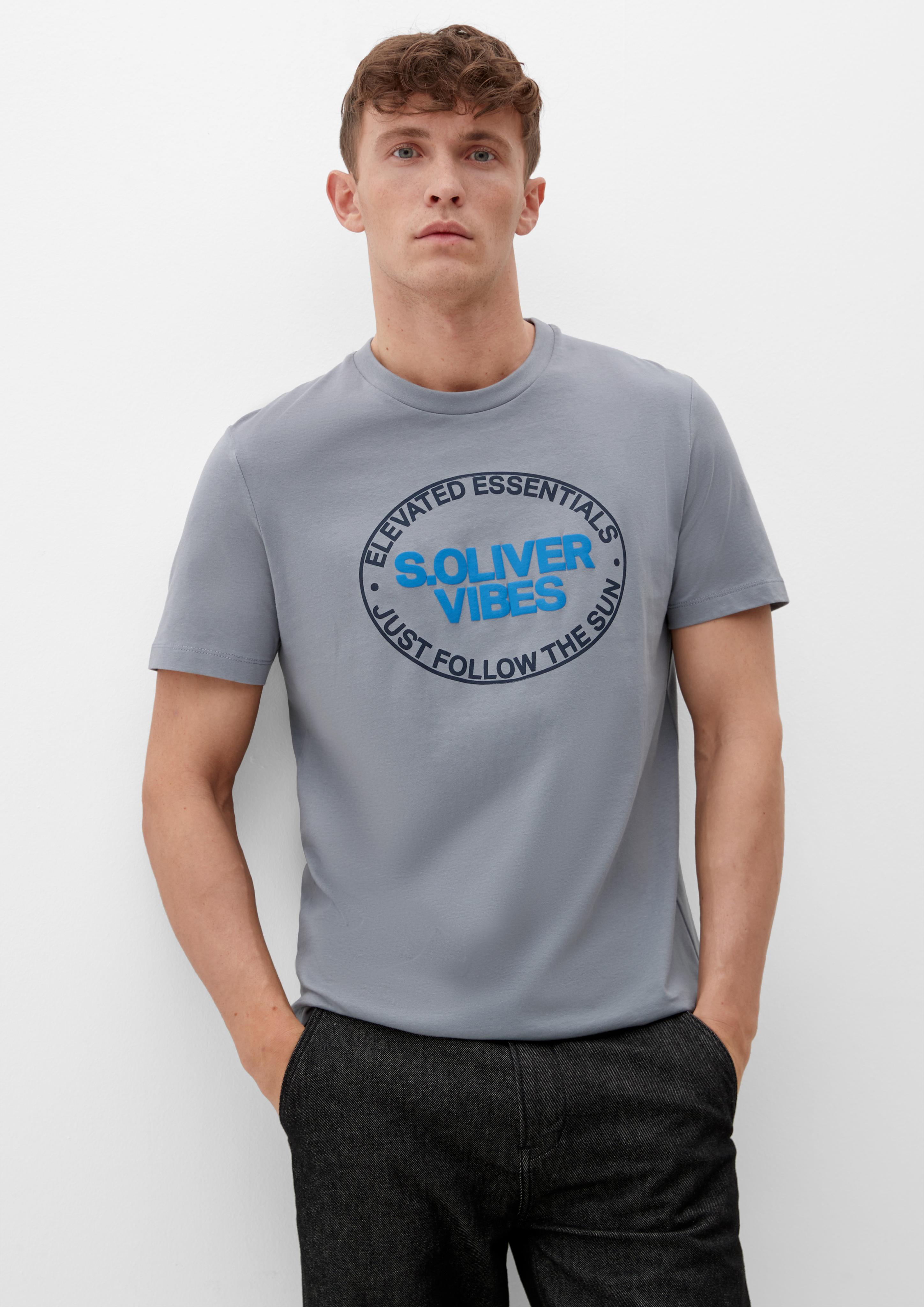 Baumwollshirt mit Frontprint  2131370-95D1