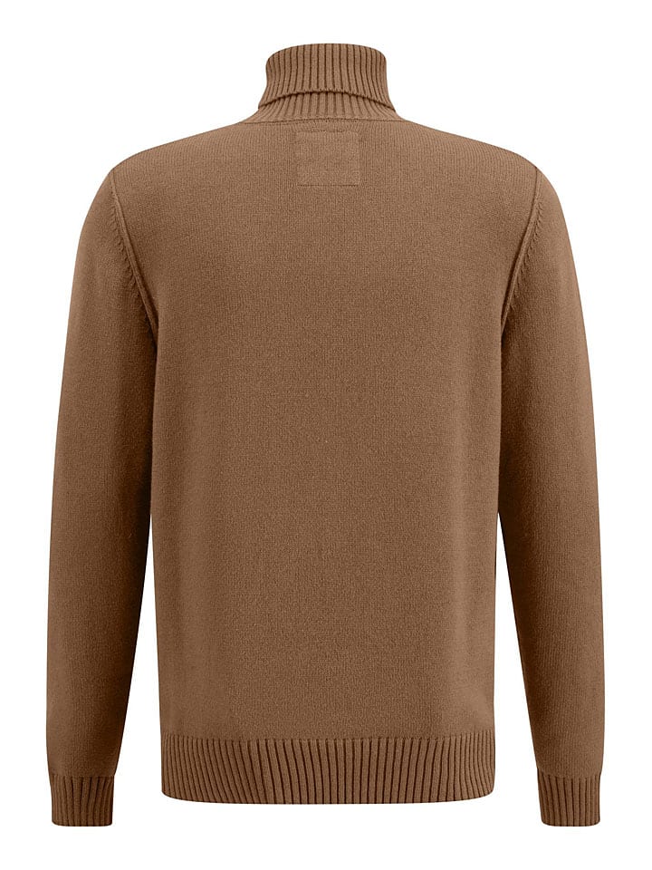 FYNCH-HATTON Rollkragenpullover in Camel günstig kaufen
