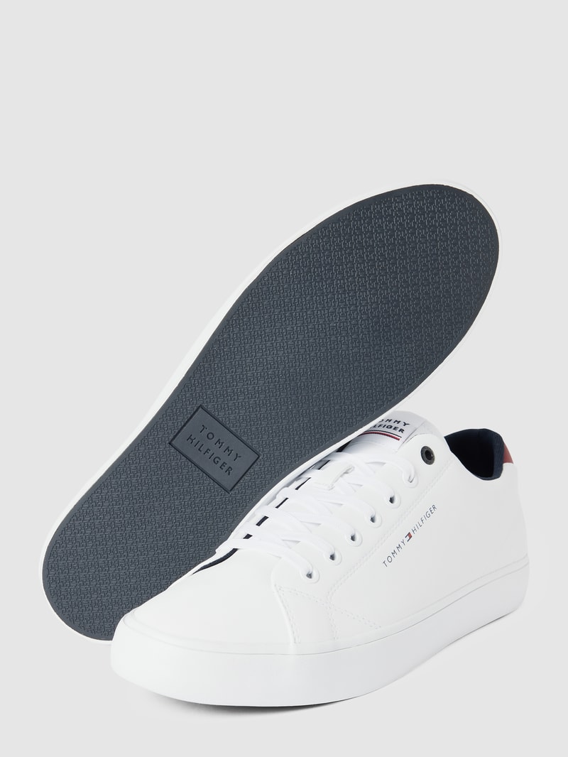Sneaker mit Label-Details Modell 'HARLEM' in weiß