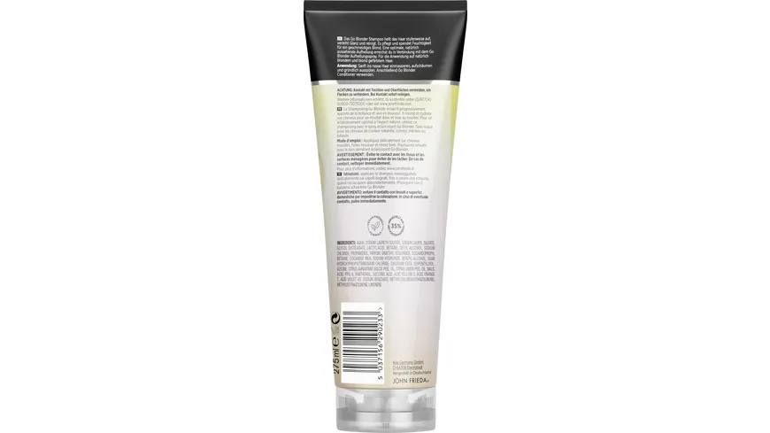 John Frieda Go Blonder Aufhellendes Shampoo 250ml 250 ml