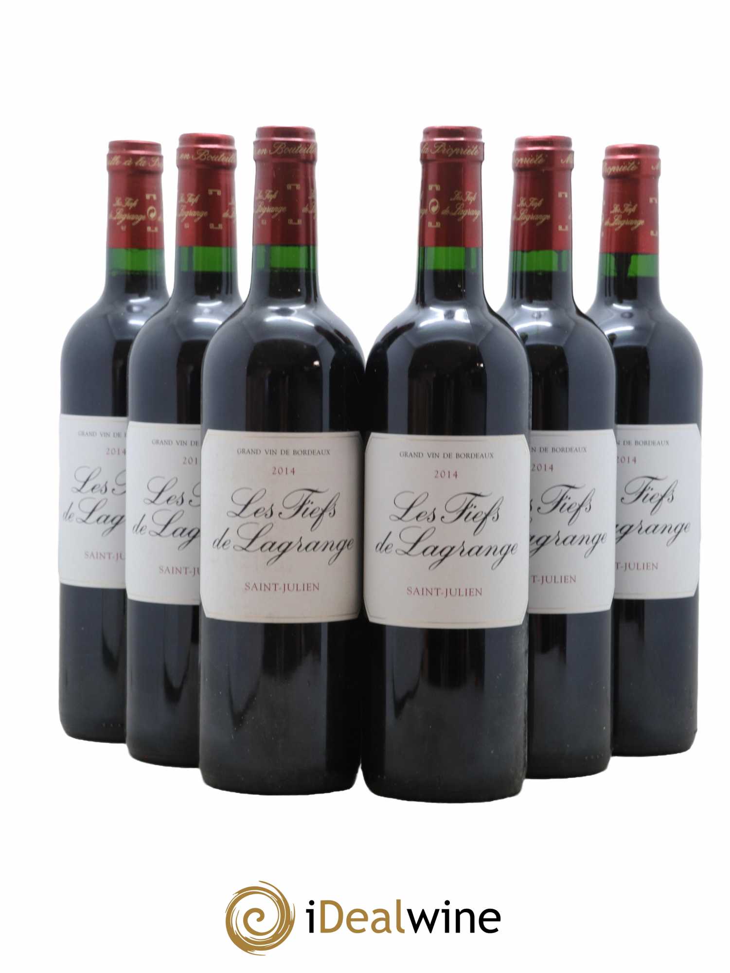Les Fiefs de Lagrange Second Vin  2014 - Lot de 6 Bouteilles