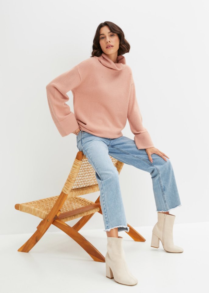 Pullover mit weitem Ärmel