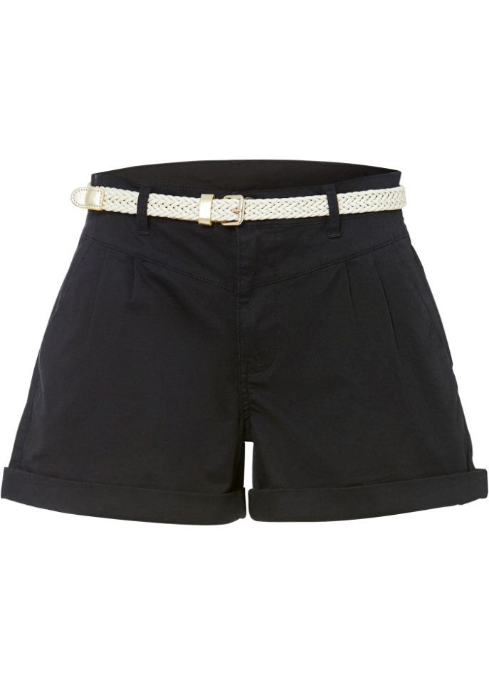 Shorts mit Gürtel