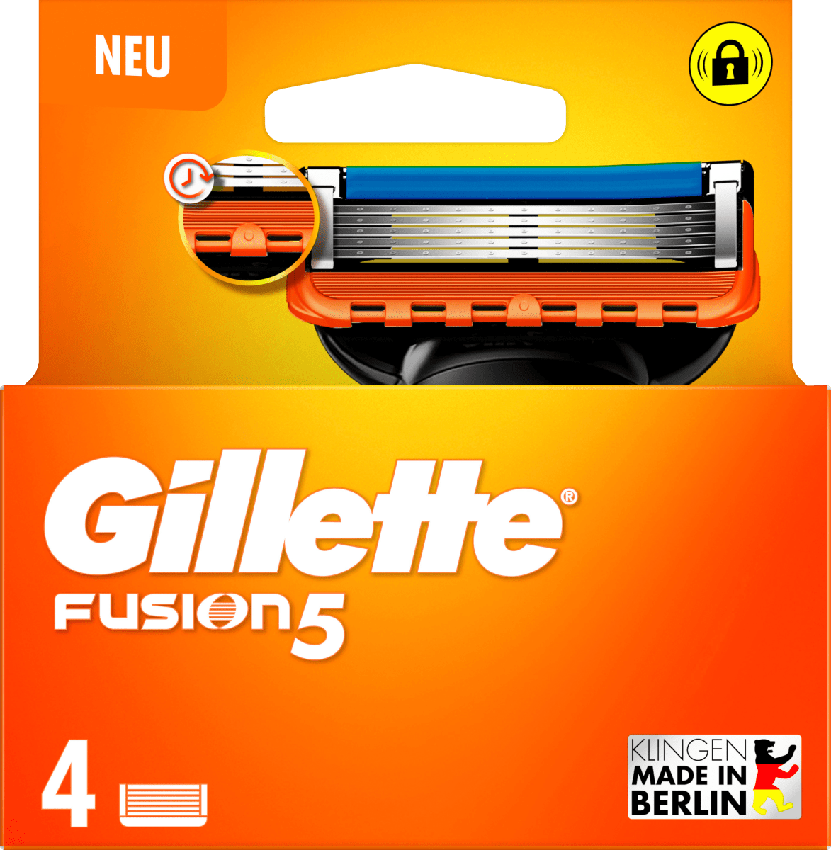 Rasierklingen, Fusion5, 4 St