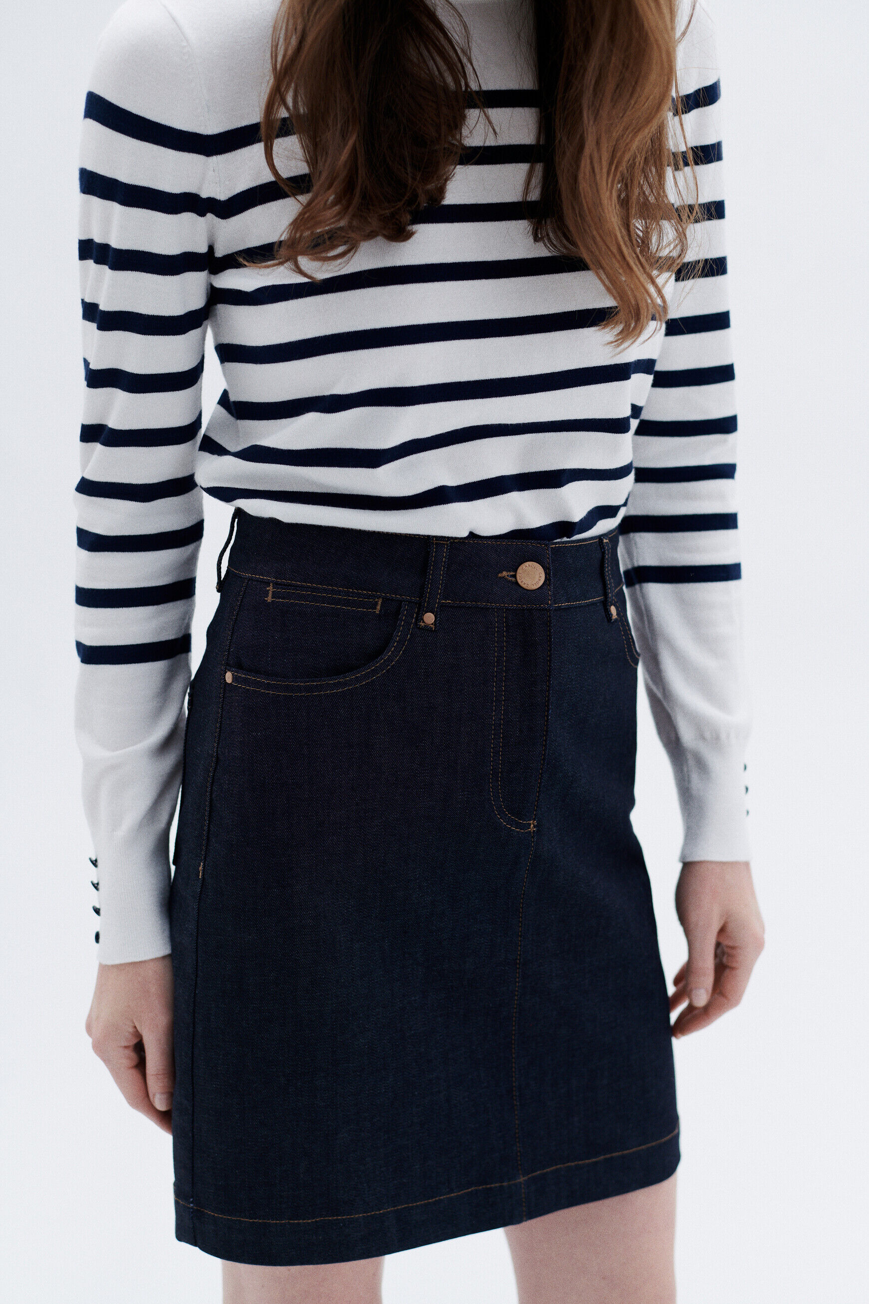 Jupe jlucia denim double stone femme