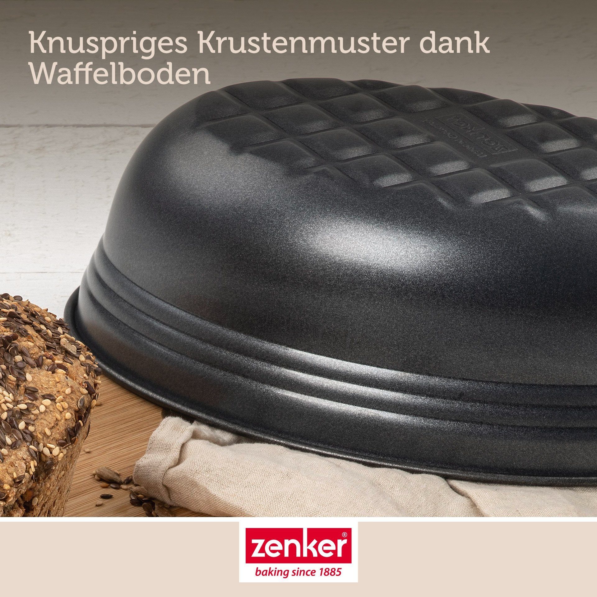 Zenker Brotbackform Black Metallic