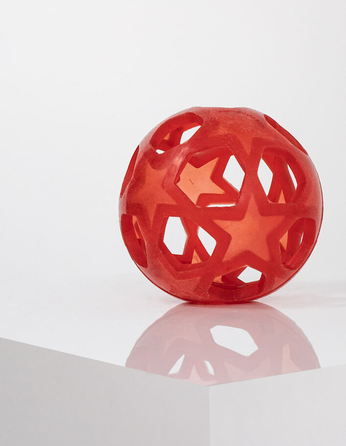 Balle étoile rouge Raspberry en caoutchouc naturel HEVEA
