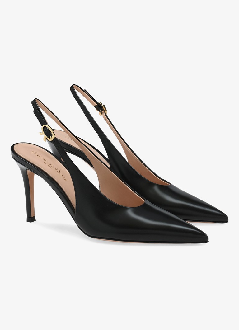 Gianvito Rossi Robbie calfskin slingback