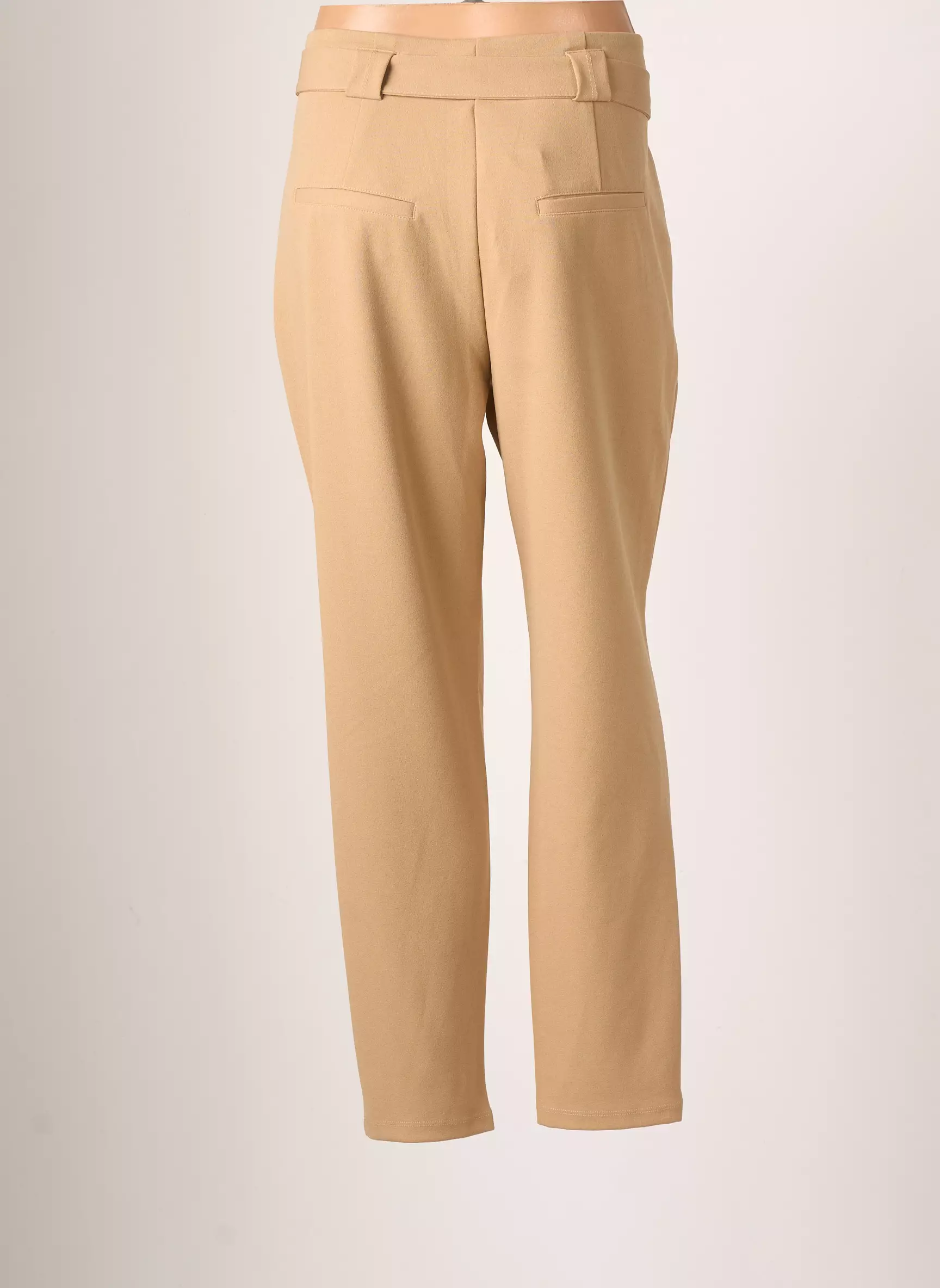 Garcia Pantalons Droits Femme couleur beige