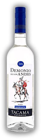 Tacama Demonio de los Andes Quebranta Tacama Demonio de los Andes Quebranta Schön ausbalancierter Premium-Pisco mit wunderbarer Aromatik. 0,7	 Liter - Vol 40%