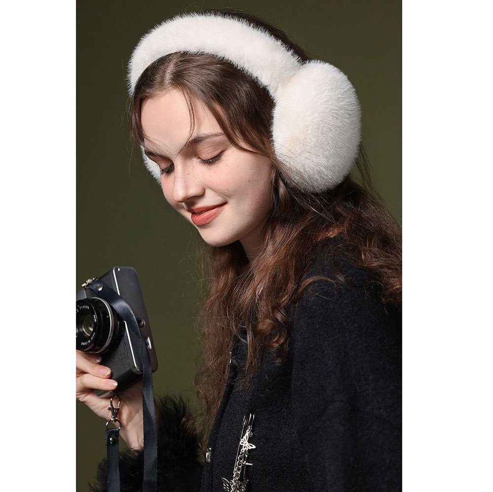 Deliana.makeup Ohrenmütze Damen Winter verstellbare Plüsch Ohrenschützer (1-St) Mode Ohrenwärmer