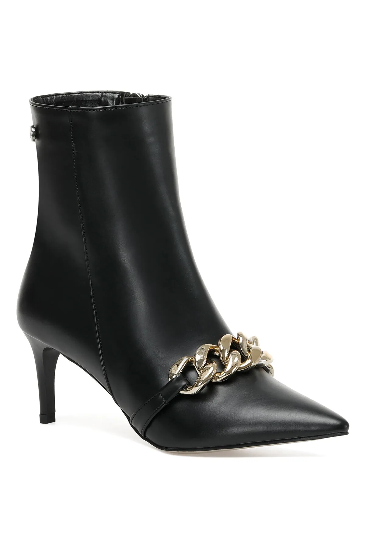 İnci  Eva 2pr schwarze Damenstiefel mit Absatz