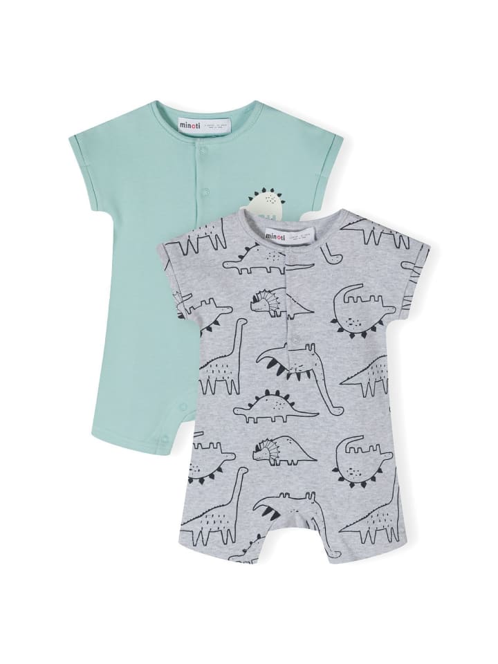 Minoti 2er. Set: Strampler 24babypack19 in grau günstig kaufen