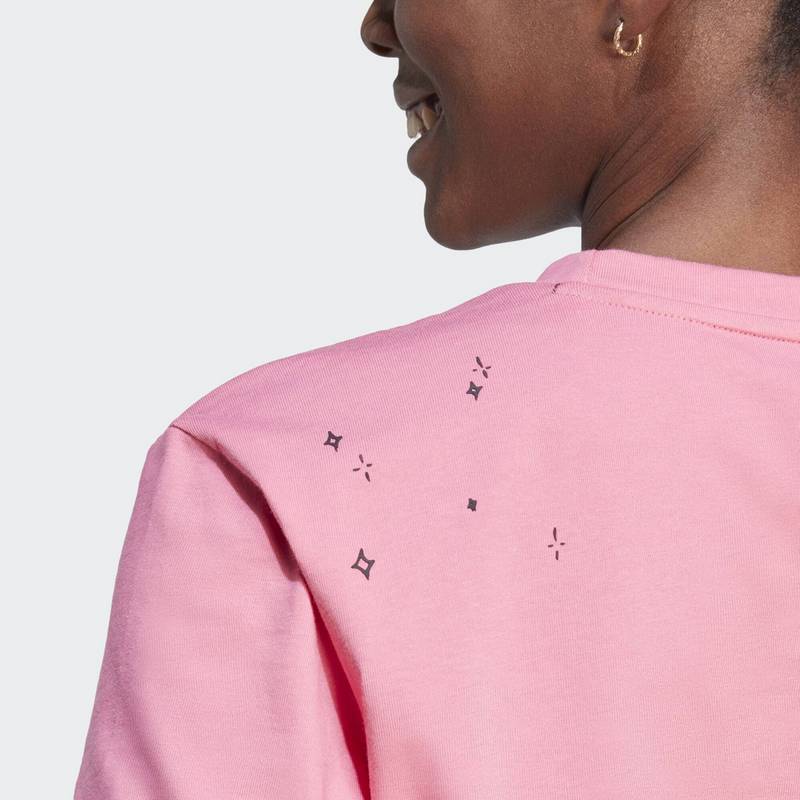 adidas Scribble Embroidery Crop-Shirt T-Shirt Damen