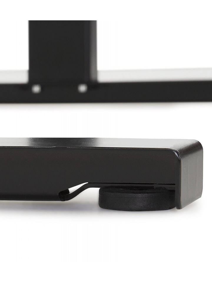 KADIMA DESIGN Elektrischer Sitz-Steh-Schreibtisch aus Holz Metall | Modern in Beige-Schwarz günstig kaufen