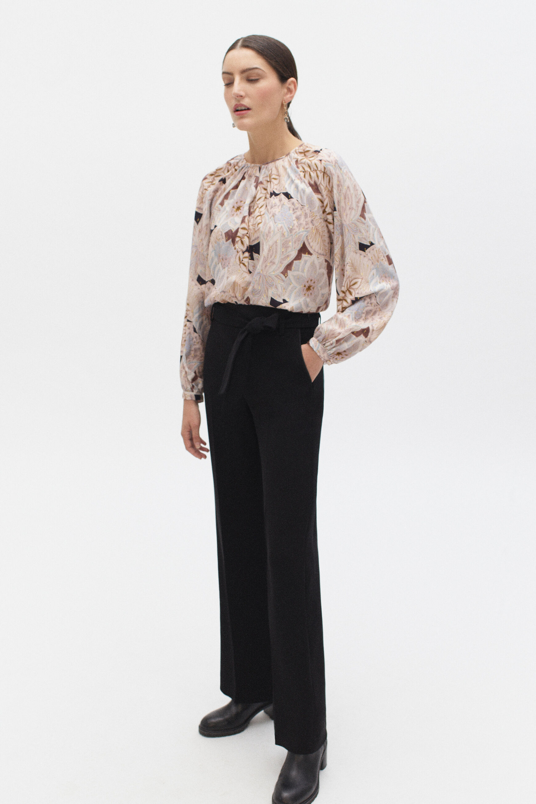 pantalon marco noir femme