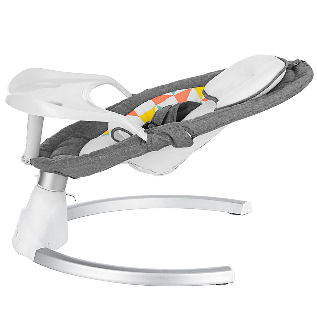 MAEREX Babyschaukel elektrische Babywippe mit abnehmbarem Esstisch, bluetooth Musik, Fernbedienung max. 9kg