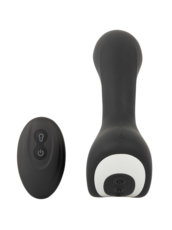 Rebel Analplug RC B-Plug with 3 functions in schwarz günstig kaufen 14,3 cm