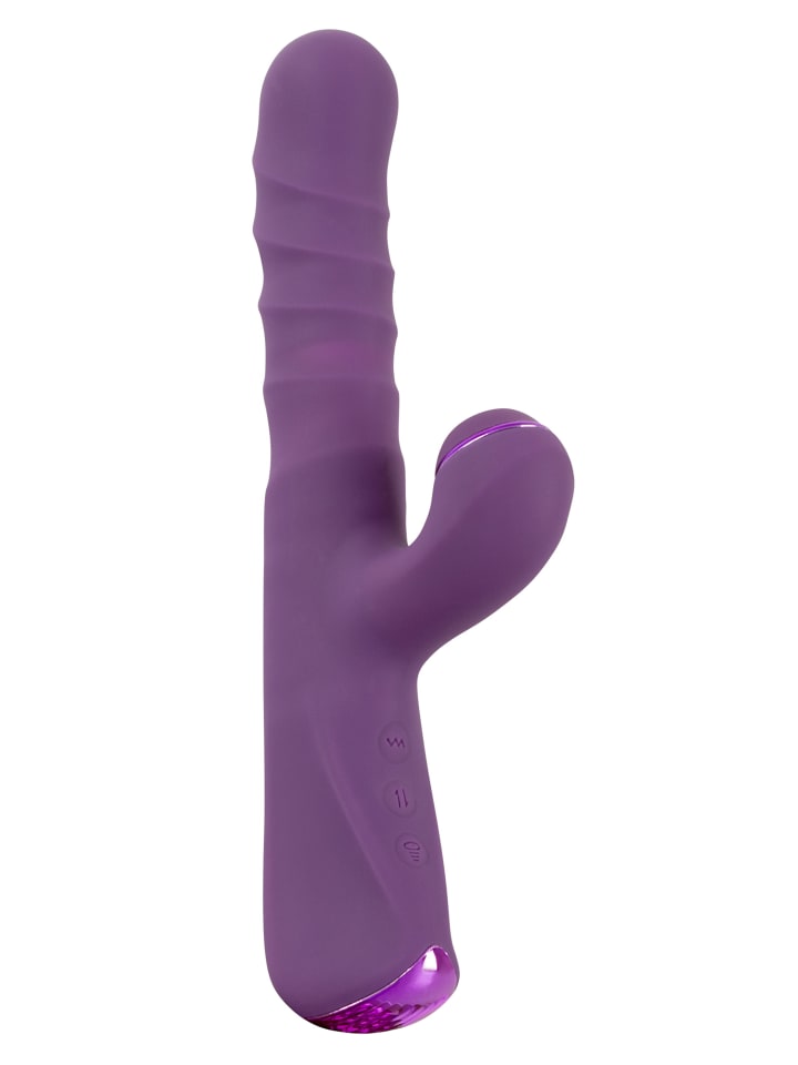 Javida Rabbitvibrator 3 Function Rabbit Vibrator in lila günstig kaufen 24 cm