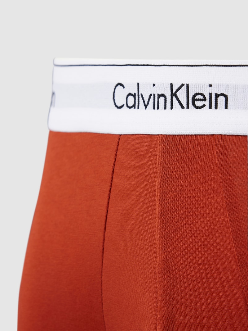 Trunks mit elastischem Logo-Bund im 3er-Pack in koralle