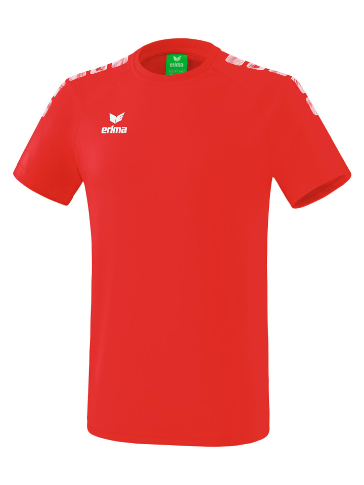 erima Essential 5-C T-Shirt in rot/weiss günstig kaufen