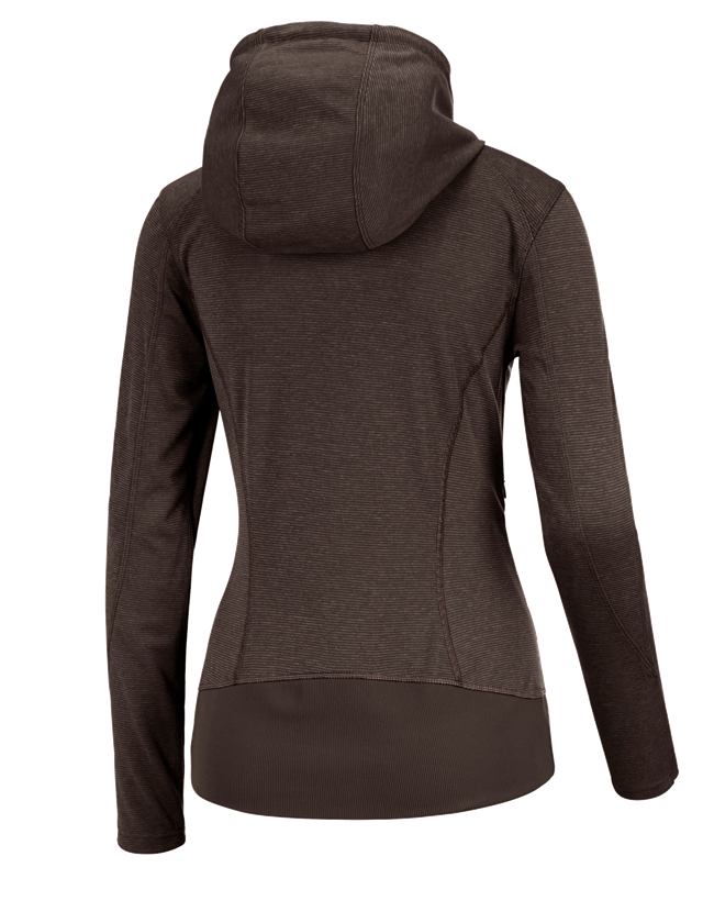e.s. Funktions Kapuzenjacke stripe, Damen
