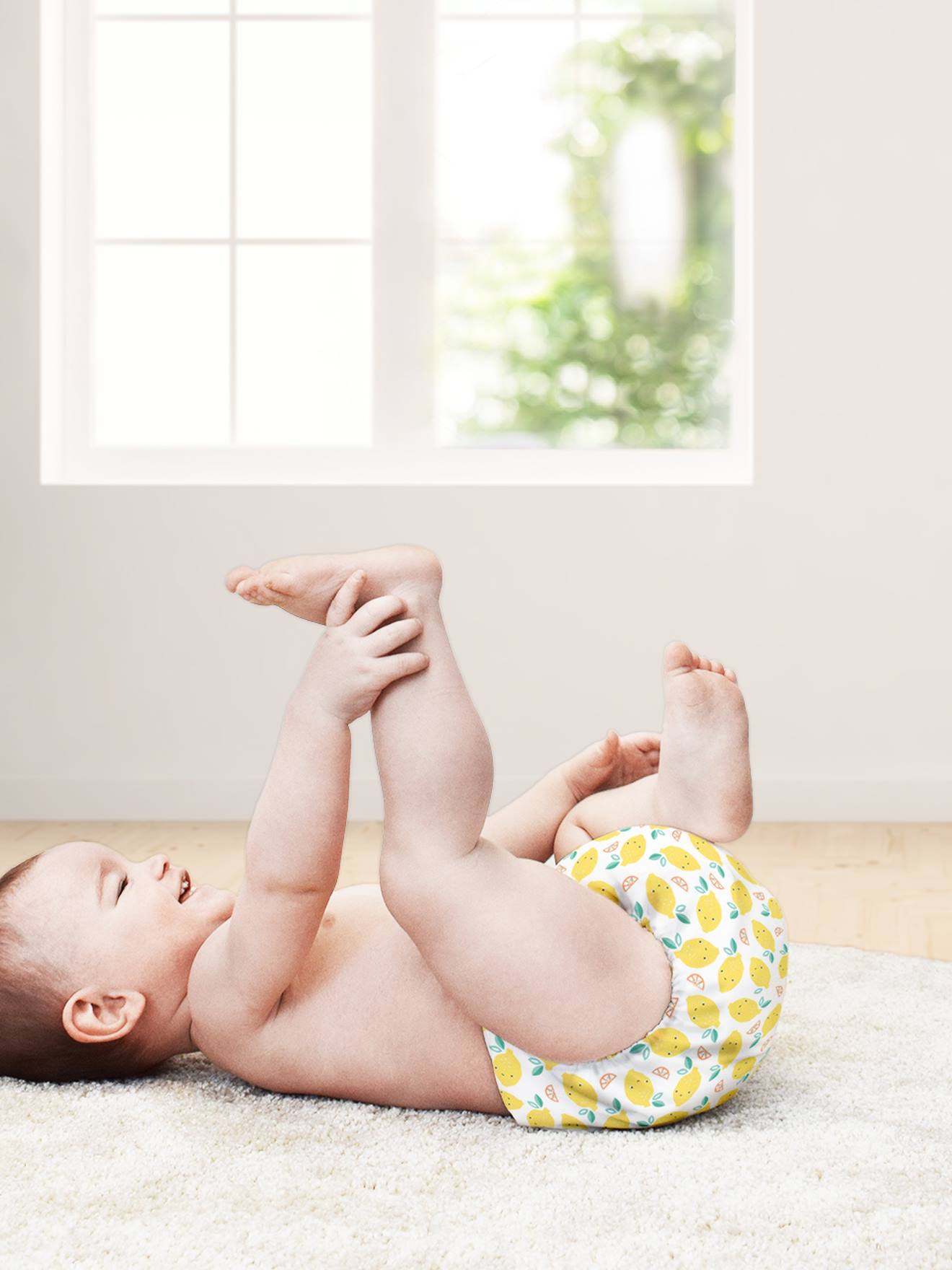 Miosolo couche lavable tout-en-un BAMBINO MIO doux citron