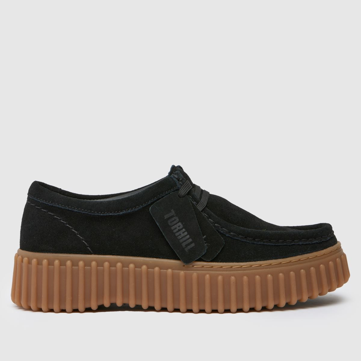 Clarks – Torhill – Svarta platta skor med bee-motiv