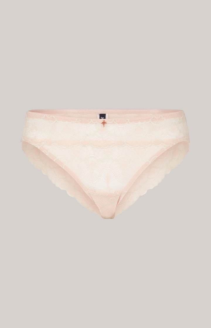Spitzen-Slip in Rosé/Ecru