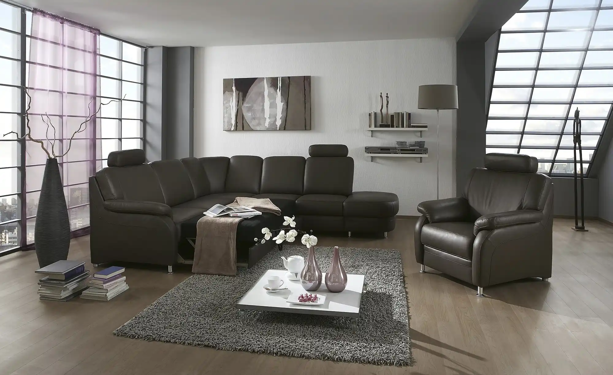 Kollektion Kraft Ecksofa aus Leder Ole