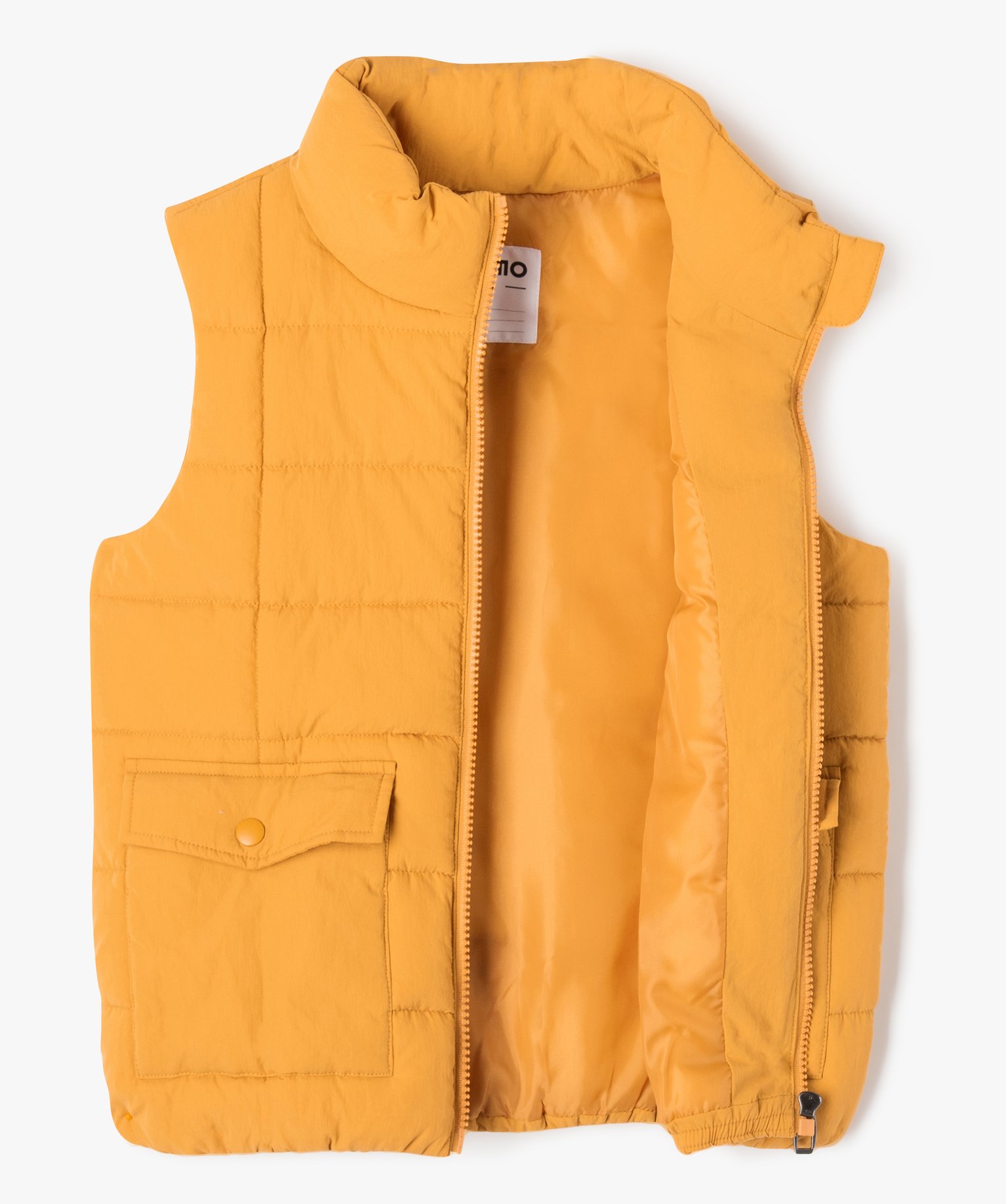 Blouson matelassé sans manches Garçon jaune | GEMO