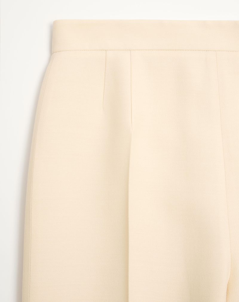 Pantalon en crêpe couture