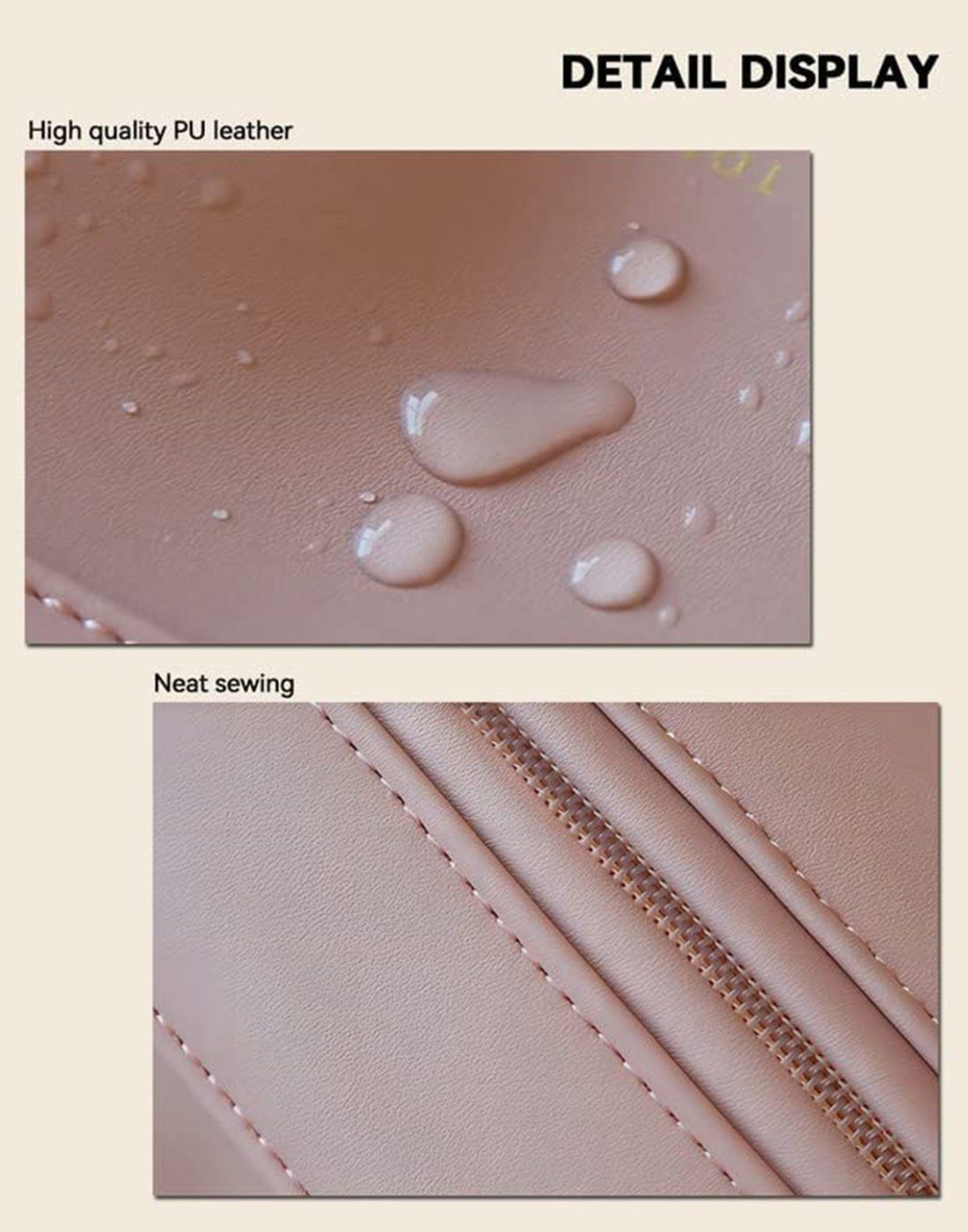 Haiaveng Kosmetiktasche Aufbewahrungstasche,Kosmetiktasche Damen, Multifunktionale Schminktasche mit Doppeltem Design