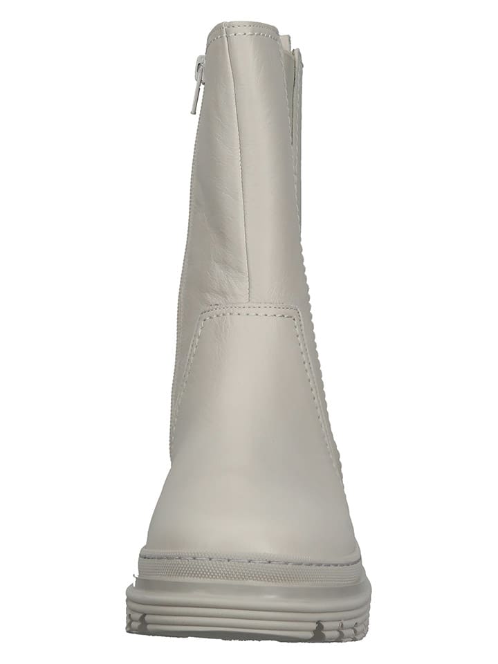 Gabor Leder-Chelsea-Boots in Grau günstig kaufen