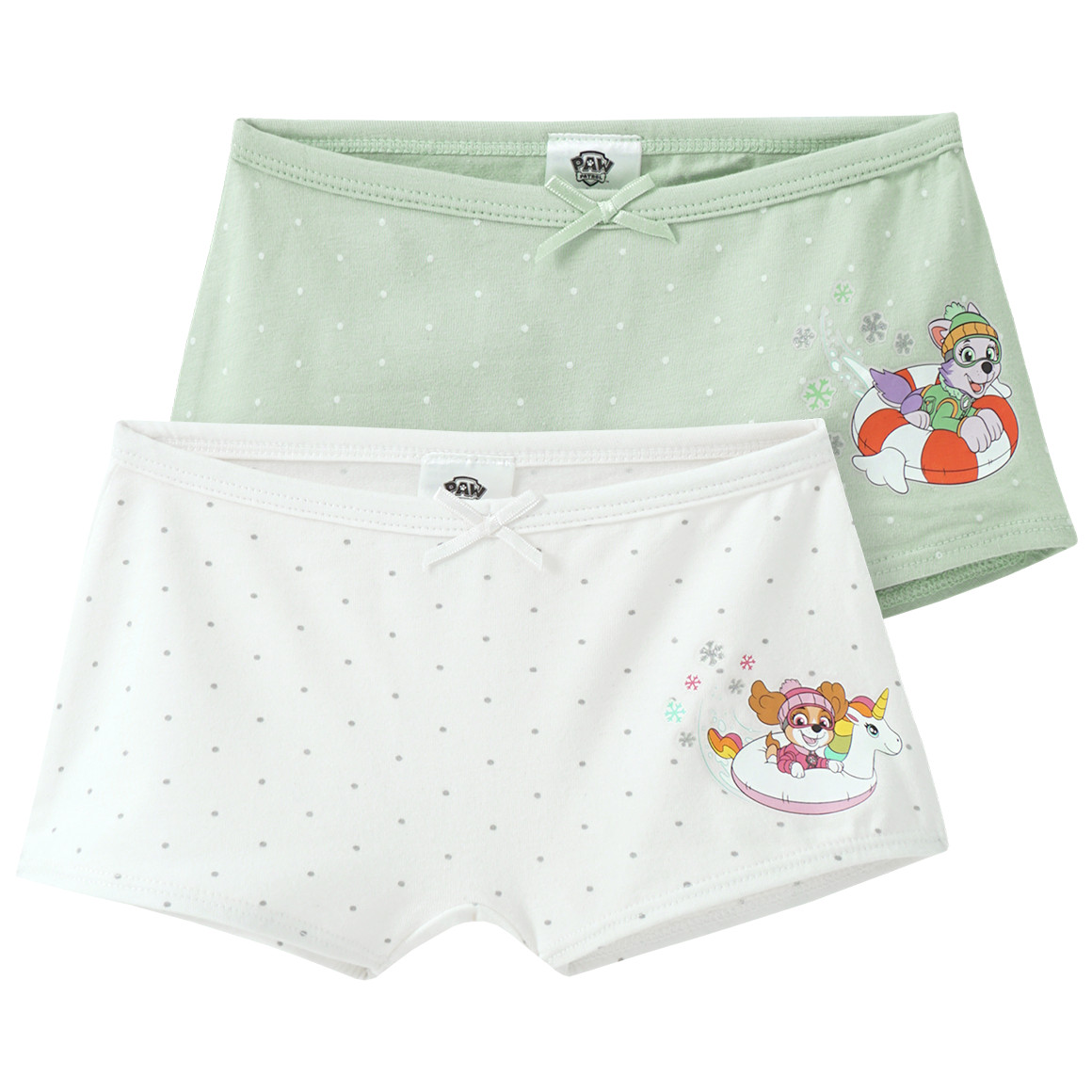 2 PAW Patrol Pantys mit Zierschleife
