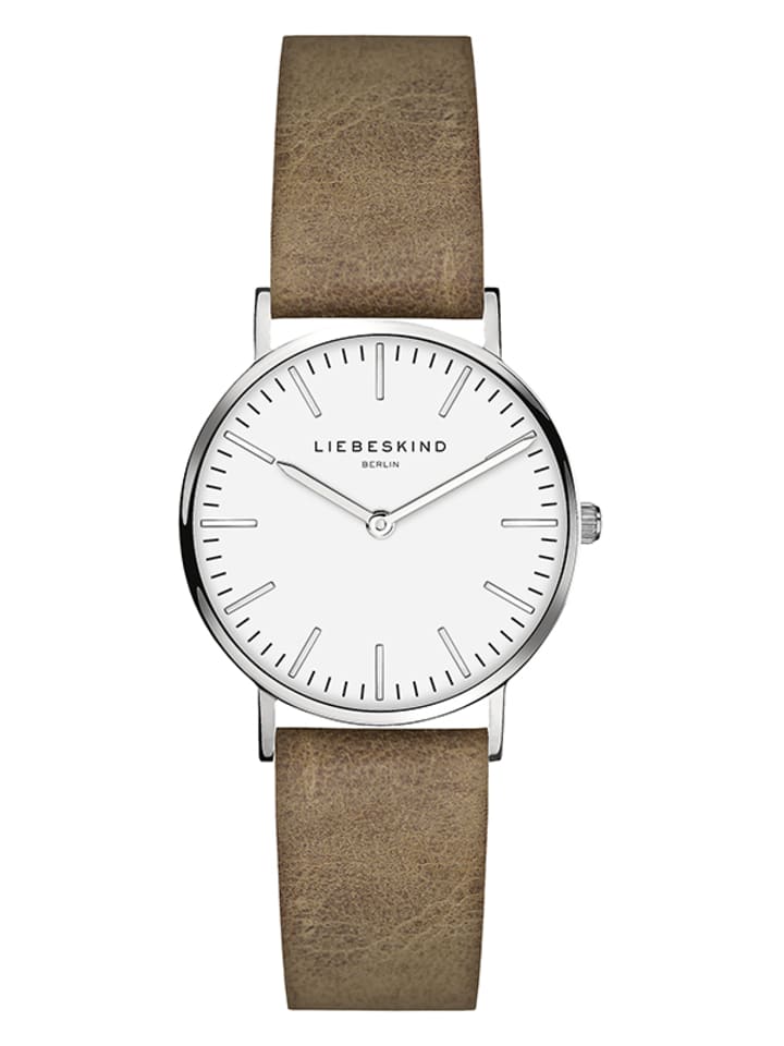 LIEBESKIND BERLIN Armbanduhr in Hellbraun günstig kaufen onesize