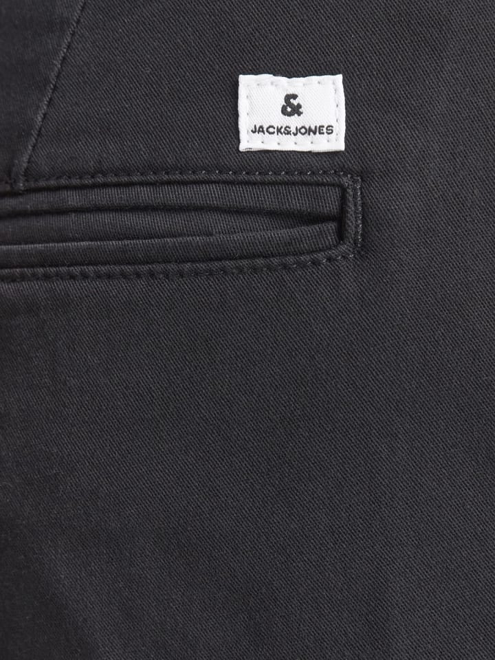 Jack & Jones Stoffhose / Chino JPSTMARCO JJDAVE AKM BLACK slim in Schwarz günstig kaufen