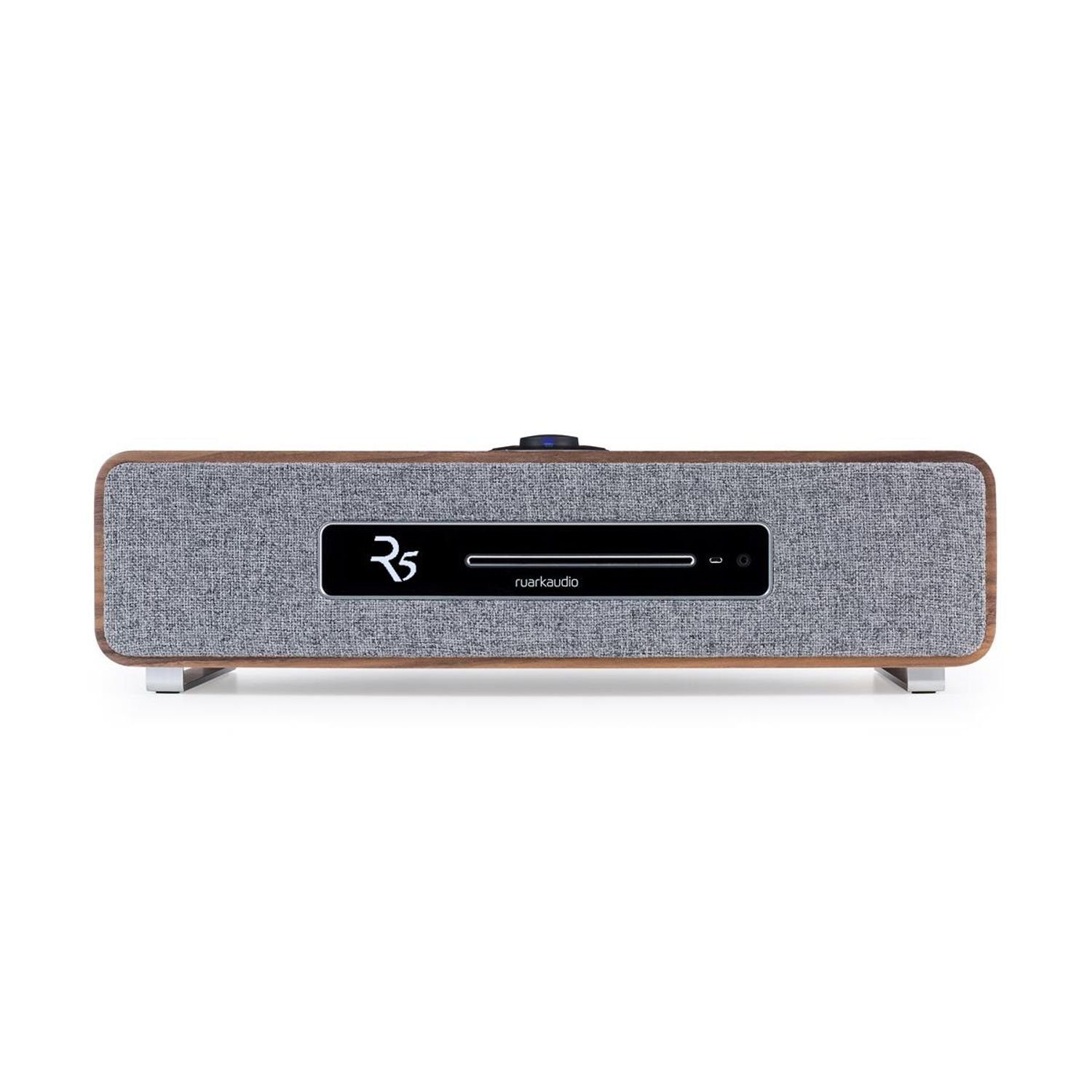 ruark audio R5 Musiksystem Walnuss High Fidelity System Digitalradio (DAB) (DAB+ & Internetradio, CD-Player)
